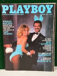 1979 October Playboy Magazine  - Burt Reynolds-Norman Mailer