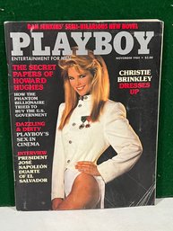1984 November  Playboy Magazine - Christie Brinkley