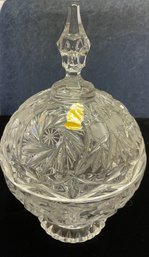 Impetus Lead Crystal Candy Dish Made In German Democratic Republic