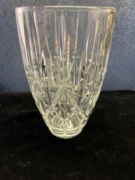 9 Inch Tall Crystal Vase Made In Germany