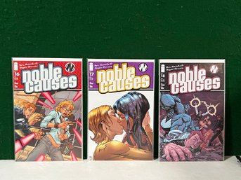 Lot Of 3 Comic Books - Nobles Causes -  #16, 17, 18