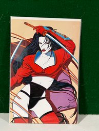 Comic Book - Shi Senryaku #1 Virgin Variant Cover! (1995 Crusade Comics)