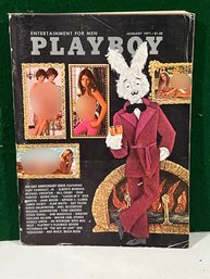 1971 January Playboy Magazine - Liv Lindeland