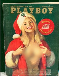 1972 December Playboy Magazine - Coca Cola Style Gala Christmas Mercy Rooney Vargas