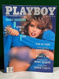 1987 June Playboy Magazine - Donna Edmondson
