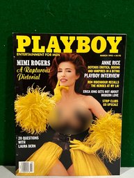 1993 March Playboy Magazine - Mimi Rogers (Playboy PLAYMATE: Kimberly Donley)