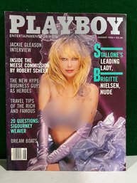 1986 August  Playboy Magazine - Brigette Nielsen