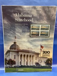 NEW American Commemorative Panels Stamps - Alabama Sratehood  P40319