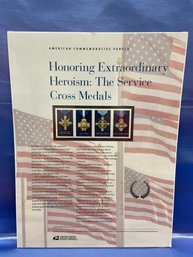 NEW American Commemorative Panels Stamps - The Service Cross Medals P40716