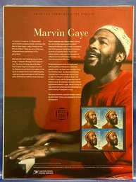 NEW American Commemorative Panels Stamps - Marvin Gaye  P40419