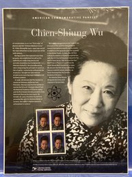 NEW American Commemorative Panels Stamps - Chien-Shiung Wu  P40321