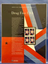 NEW American Commemorative Panels Stamps - Drug Free USA  P41420