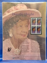 NEW American Commemorative Panels Stamps - Dorothy Height  P40217