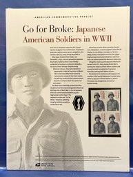 NEW American Commemorative Panels Stamps - Go For Broke: Japanese American Soldiers In WWII  P40621