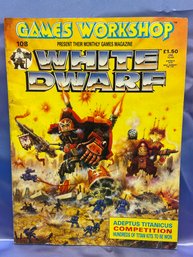 White Dwarf No. 108 Games Workshop Vintage Back Issue Magazine!