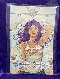 Comics Experience-  Issues #1 - IDW Drones -  It Is  Bagged