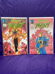 Defiant -lot Of 2 -  Issues #7, 8 - Warriors Of Plasm- Both Are Bagged And Boarded