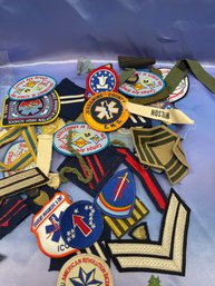 80 Patches! Military & Civilian Type. Scouts, Parks, Army, Marines, Navy, Used & New, Vintage And Modern.