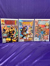 Marvel Comics -lot Of 3 -  Issues #47, 48, 49 - Generation X- All Are Bagged And Boarded