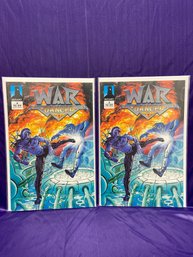 Defiant -lot Of 2 -  Issues #2  - War Dancer - Both Are Bagged And Boarded