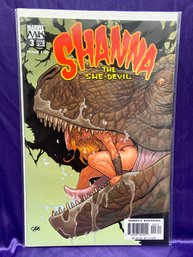 Marvel Comics - Issue #3 - Shanna - The She Devolr- It Is Bagged And Boarded