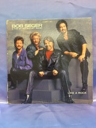 Bob Seger And The Silver Bullet Band Like A Rock Lp Record Vinyl Album