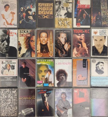 Lot Of 24 Male Vocalists / Singers Music Cassette Tapes #5
