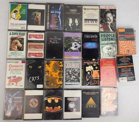 Lot Of  26 Music Cassette Tapes #1