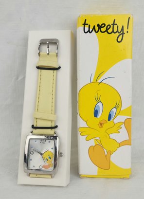 Looney Tunes Tweety Bird Warner Bros Watch In Original Box - New, Unused