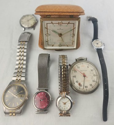 Lot Of Vintage Watches & Clocks