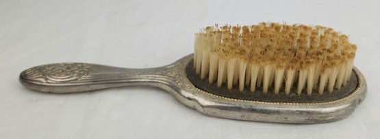 Vintage Detailed Heavy Metal Hair Brush