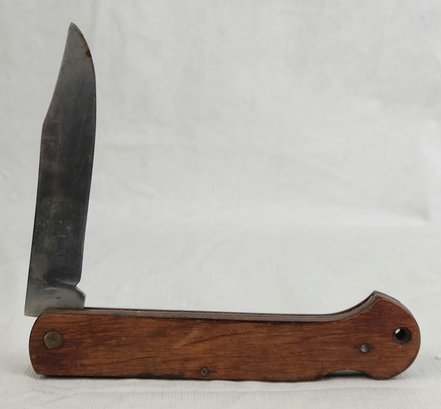 Vintage Folding Pocket Knife - Made In Brazil - Stainless Steel