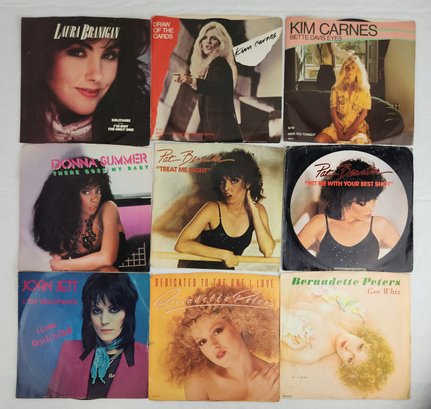 Lot Of 80s Female Singers  7' Vinyl LP Records