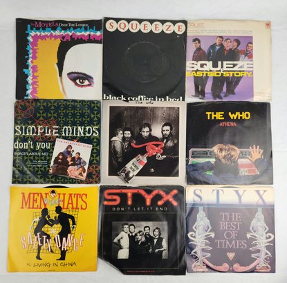 Lot Of The Styx, The Who, Squeeze 7' Vinyl LP Records