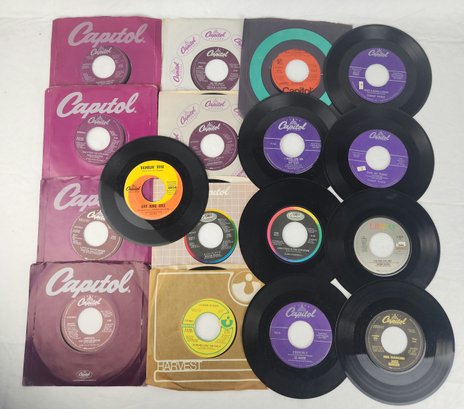 Lot Of Capitol Records Artists 7' Vinyl LP Records