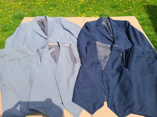 Pair Of Suits (blazer Jacket, Pants & Vest Matching Sets) #2