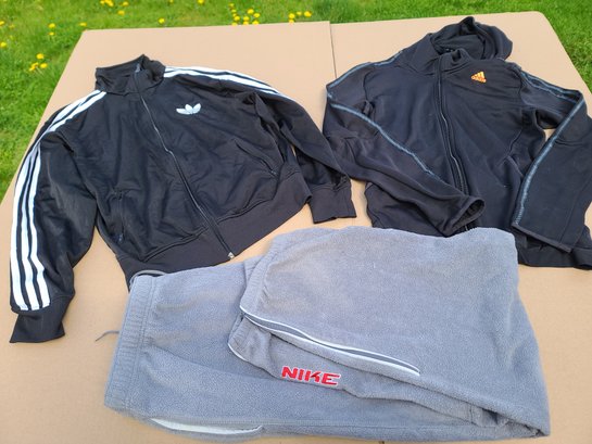 Adidas Hoodie, Adidas Zip Up & Nike Sweatpants