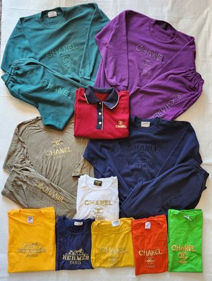Lot Of Vintage 90s Streetwear - Clothing (T-shirts, Long Sleeves, Sweatpants)
