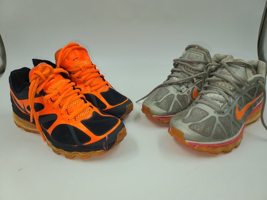 Two Pairs Of Youth Size 4 / 4Y Nike Air Max Sneakers