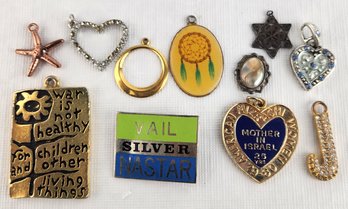 Lot Of Assorted Pendants & Pin/Brooch