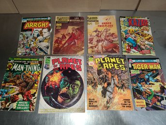 Lot Of Vintage Comic Books (planet Of The Apes, Marvel, Atlas, Classics Illustrated)