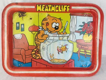 Vintage Heathcliff Metal TV Tray