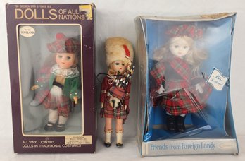 Lot Of Vintage Dolls - Scottish Themed