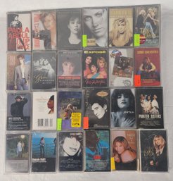 Lot Of 24 Female Artists Cassette Tapes