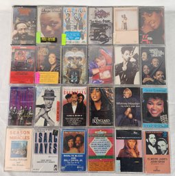 Lot Of 24 Rhythm And Blues Artists Cassette Tapes