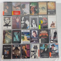 Lot Of 24 Rhythm Male Artists Cassette Tapes