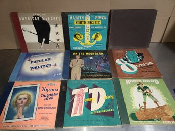 Multi Disc 78 RPM Vinyl LP Collection