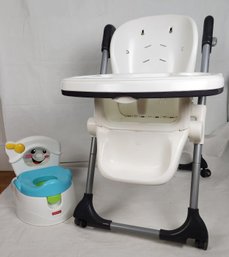 Graco High Chair And Fisher Price Learn-to-Flush Potty