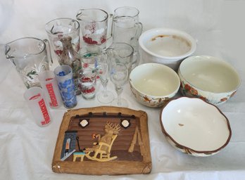 Vintage Glassware, Stangl & Hall's Superior Bowls