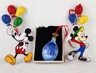 Vintage Ornaments - Walt Disney Mickey Mouse & More